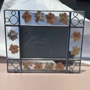 Disney Floral Glass Picture 4x6 Frame.